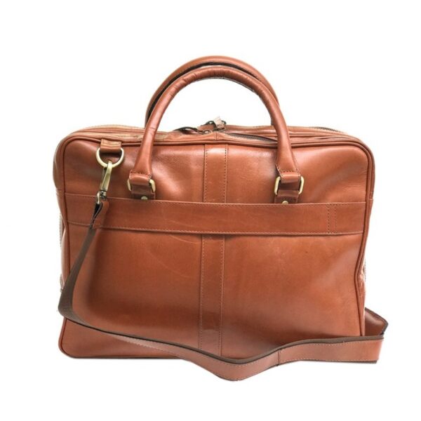 NE-1702 LEATHER LAPTOP BAG