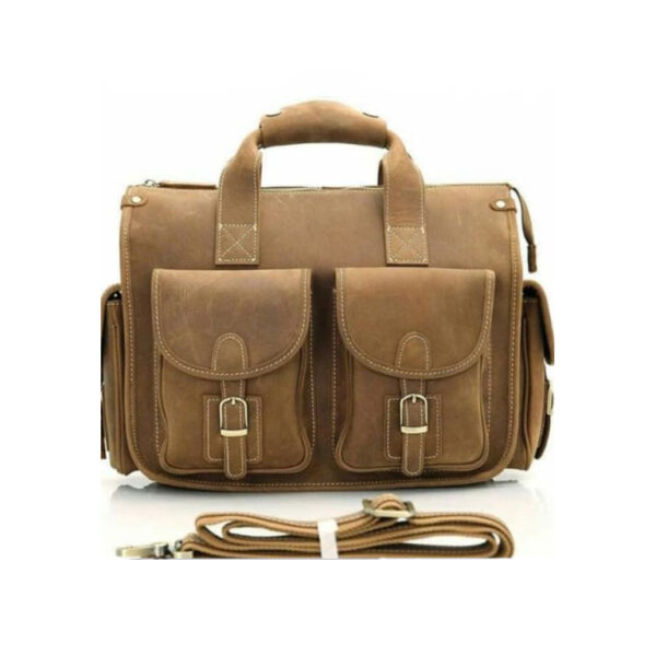 NE-1751 LEATHER BRIEFCASE BAG