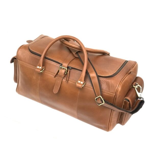 NE-1800 LEATHER DUFFLE BAG