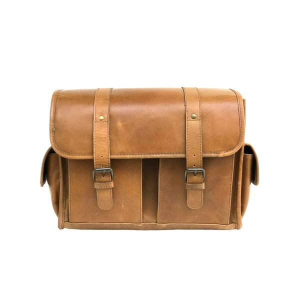 NE-1900 LEATHER DSLR CAMERA-BAG