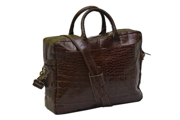 NE-1706 LEATHER MESSENGER BAG