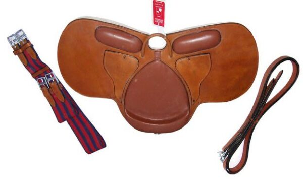 NE-510 PONY PAD SADDLE WITH GIRTH & STIRRUPS