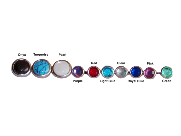 00-TYPES OF RHINESTONE COLOURS FOR HEADSTALL, HALTER, BREASTPLATE