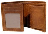 WC-08 LEATHER MENS WALLET (BROWN) - Image 2